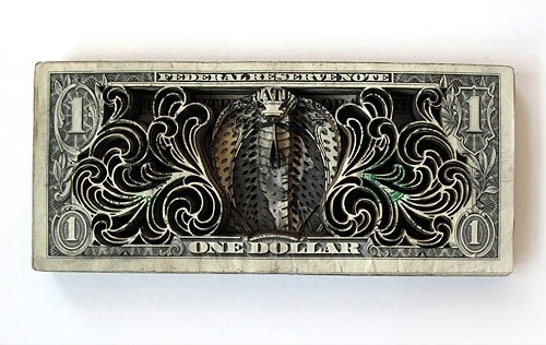 Scott Campbell - BOOOOOOOM! - CREATE * INSPIRE * COMMUNITY * ART * DESIGN * MUSIC * FILM * PHOTO * PROJECTS #dollar #laser #art