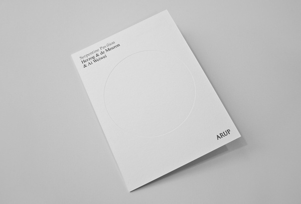 Serpentine Pavilion Invitation on the Behance Network #information #invitation #print #design #deboss #minimal