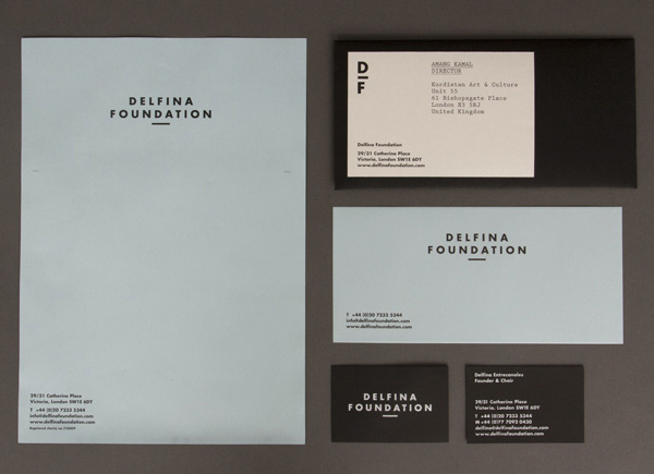 Delfina Foundation designed by Spin #branding