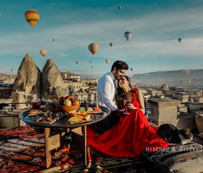 post wedding shoot on date