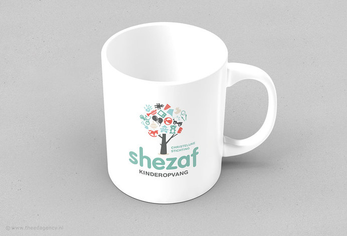 Identity Shezaf Kinderopvang (childcare) - The Ad Agency, www,theadagency.nl #theadagency #graphicdesign #childcare #illustration #identity