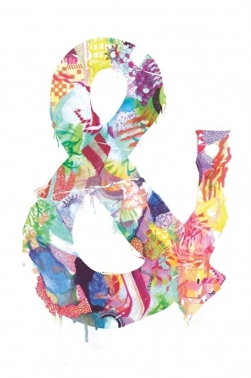 Ampersand artworks by Kirsten McCrea I Art Sponge #pattern #color #ampersand #illustration #kirsten #mccrea