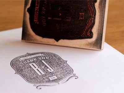 Dribbble - Wedding #stamp #you #seal #brand #thank #wedding #idetntity
