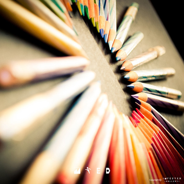 Color palette #colourful #gallery #infected #color #art #pencils