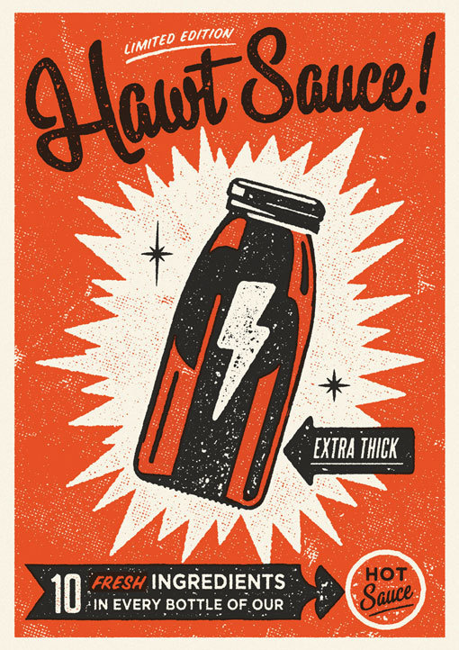 Telegramme_HawtSauce_02 #sauce #illustration #hawt