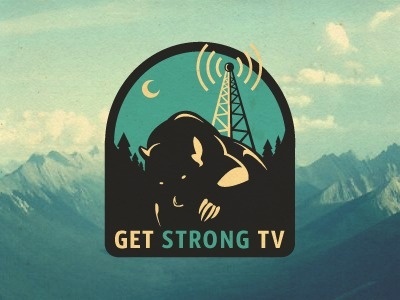 Gstv_logo_proposal #vector #branding #logo #bear #tv