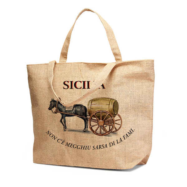 Takeaway Bag, Ballaro Sicilian restaurant #tote #takeaway #restaurant #bag #jute