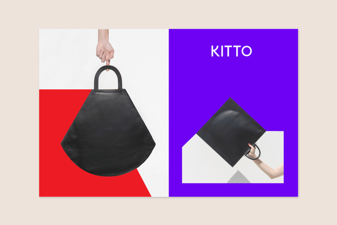 Kitto by Katie Minchak branding design mindsparkle mag fashion purple red bag stationery logo logotype branding corporate design identity mi