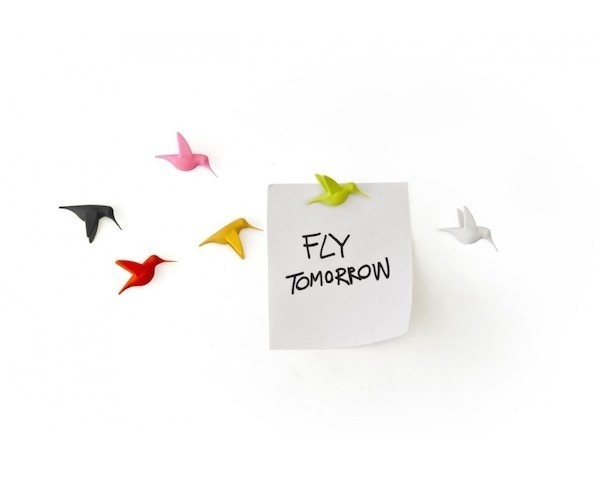 Hummingbird Message Magnets #tech #flow #gadget #gift #ideas #cool