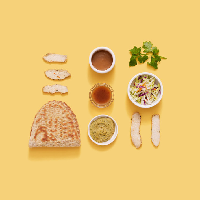 Patterned food arrangements for Panera Bread. David Chow & Haruko Hayakawa