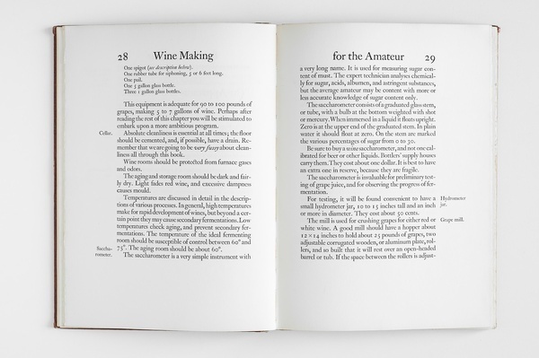 A Good Book #making #book #wine #layout #typography