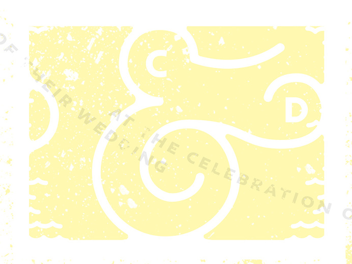 Ampersand, Typography, Wedding