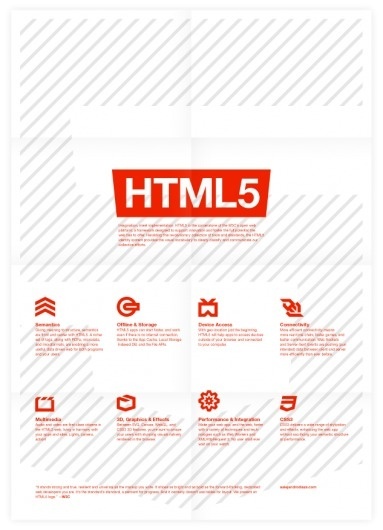 HTML5 Poster #inspiration #creative #design #graphic #grid #system #poster #typography