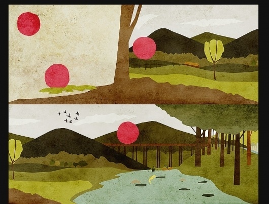 brian drucker #brian #illustration #drucker #landscape