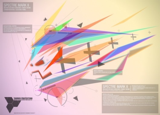 Graphic design on the Behance Network #lines #spectre #war #design #graphic #colors #concept #future