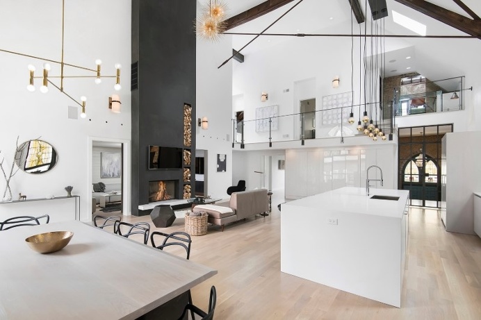 Church converted into a spacious family house