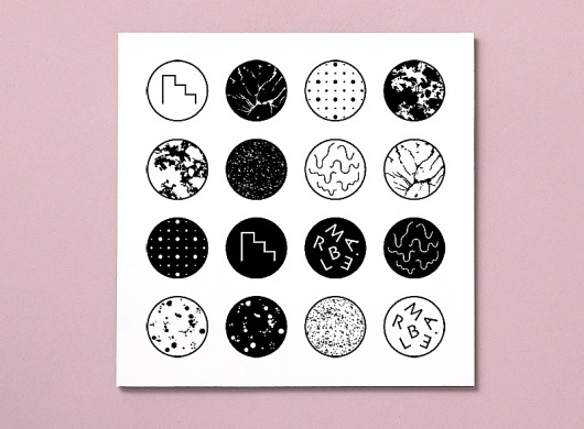 Marble – Identity | Museum Studio – Art Direction & Graphic Design #spatter #shapes #texture