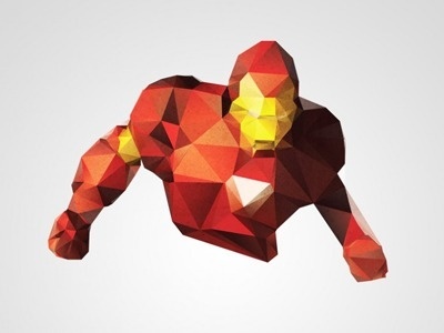Ironmanee #man #triangulation #iron #triangles