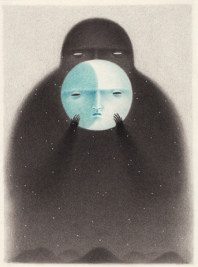 Night Imagined as a Human-like