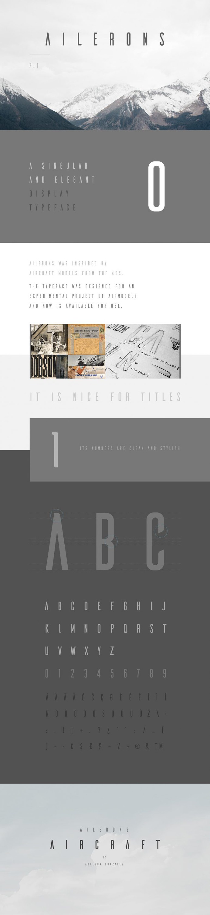 Ailerons Typeface