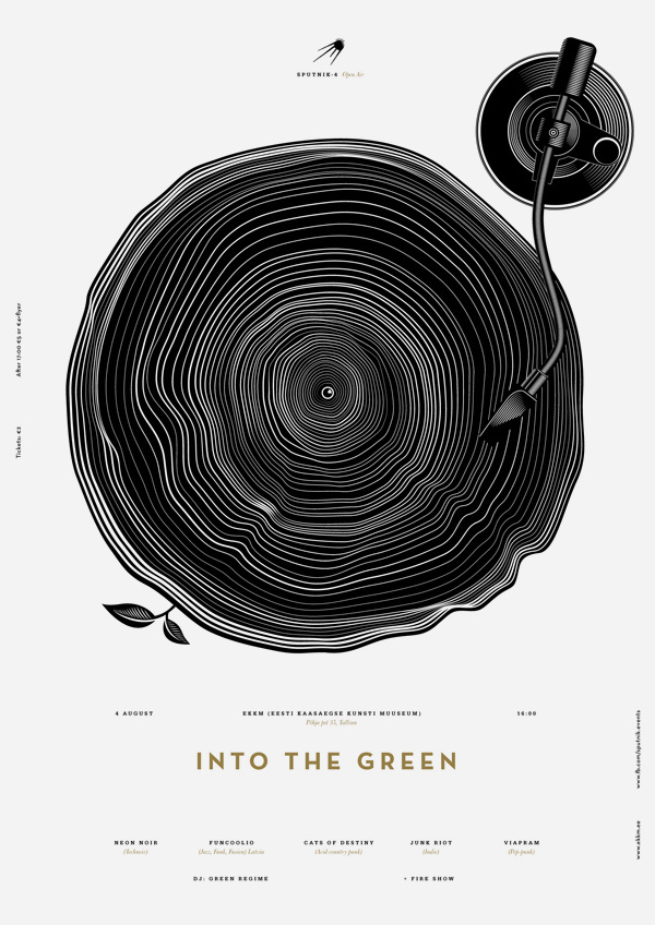 Into The Green on Behance #poster