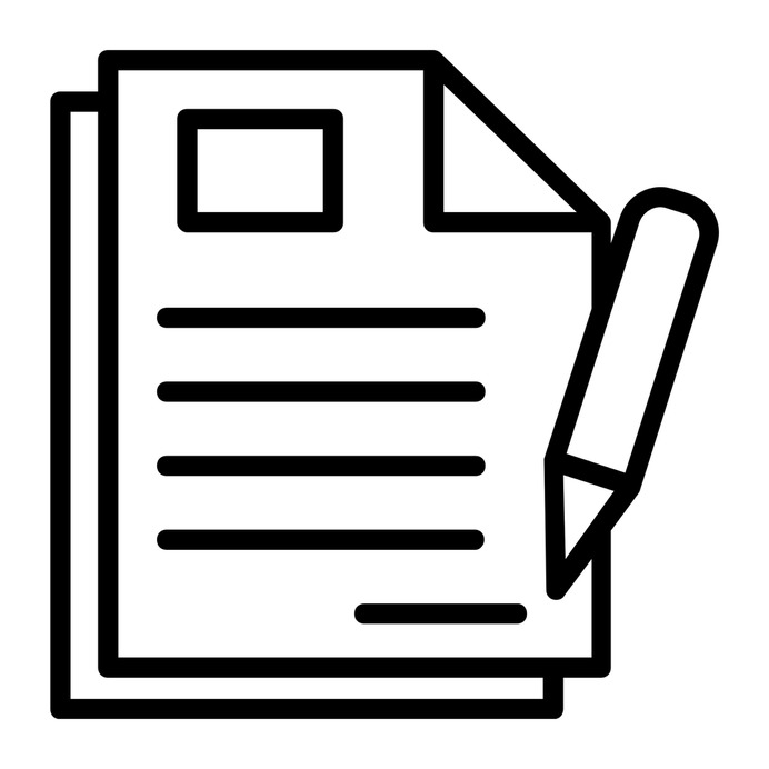 See more icon inspiration related to document, paper, contract, pen, pencil, writing, business, files and folders, business and finance and signing on Flaticon.