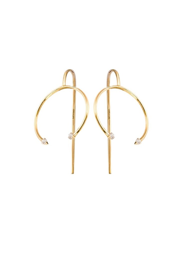Fine jewellery earrings by SMITH/GREY #ring #jewellers #jewelry #earrings #finejewellery #gemstones #gold #artdirection #fashion #circle #ge