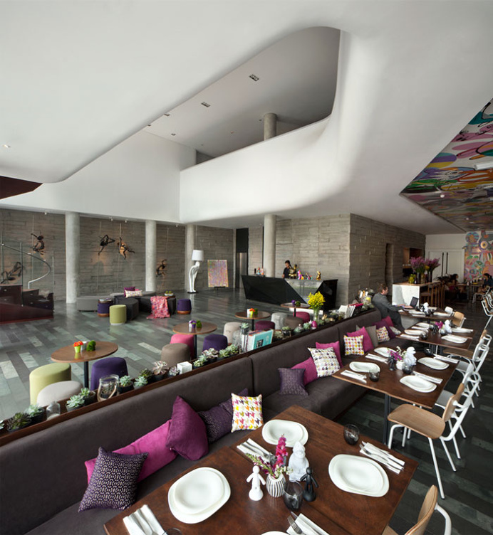 Hotel with Unique Art Atmosphere