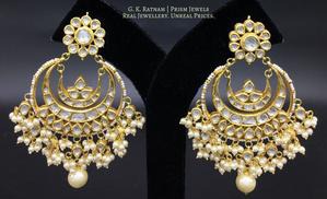 Chand Bali - gold diamond polki kundan meena jadau jewellery