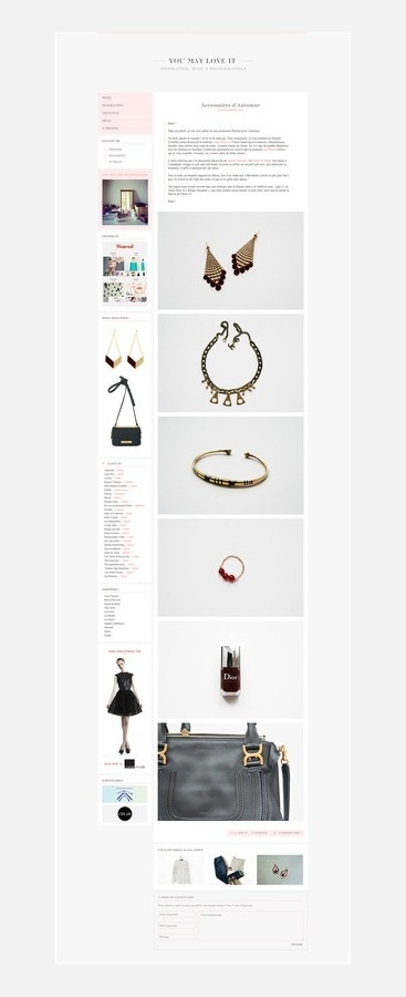 Lauriane Bueb You may love it #grid #minimalist #web