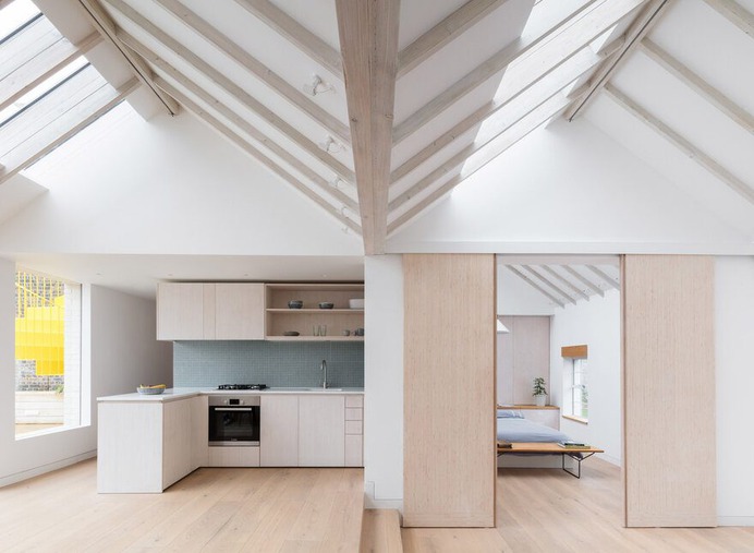 Top Floor Apartment in London Rebuilt by Vine Architecture Studio