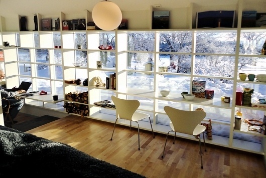 visiondivision: spröjs house #interior #decor #desk #shelving