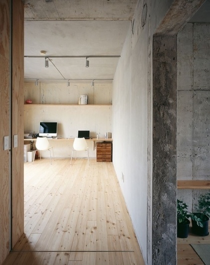 Concrete and wood - emmas designblogg #interior #concrete #design #deco #decoration