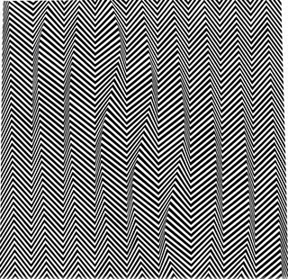 All sizes | bridget_riley_descending_1965_emulsion_on_hardboard_36x36 | Flickr - Photo Sharing! #lines #illusion