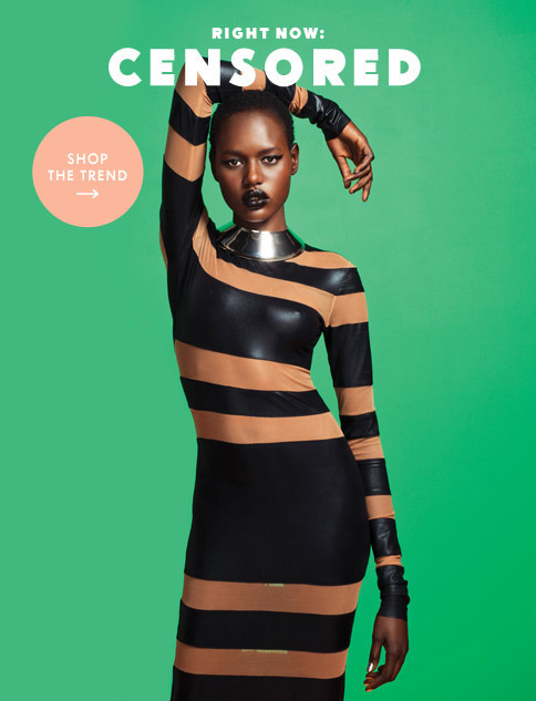 Right Now: Censored #art #direction #girls #magazine