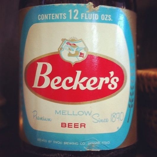 Instagram #packaging #beer #vintage #beckers