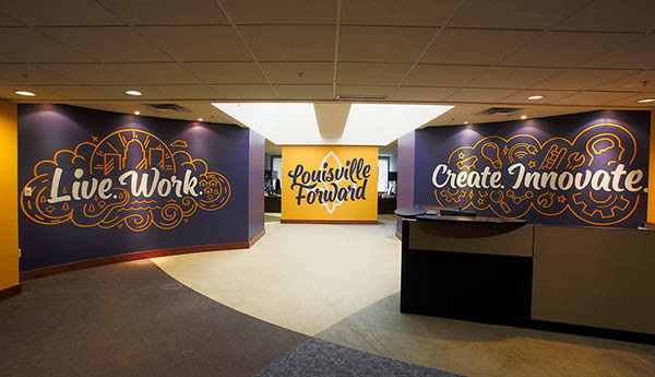Louisville Forward Murals by Bryan Todd