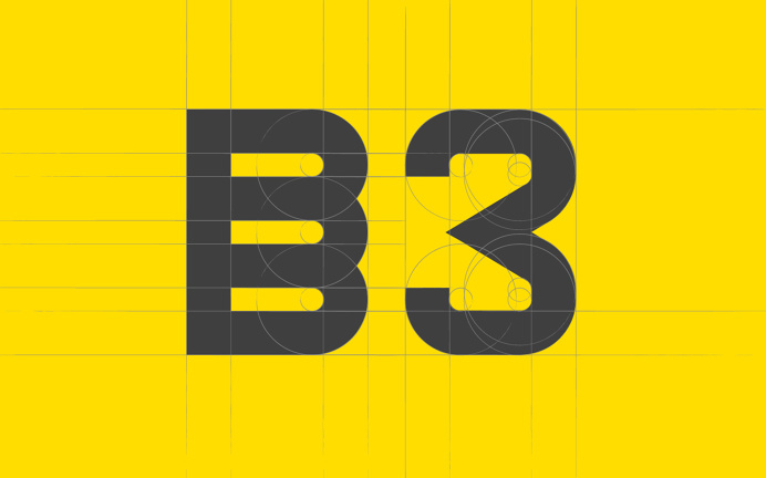 Font design by Philippe nicolas #specimen #grid #construction #font #layout #typo #minimal #letter #typeface #type design