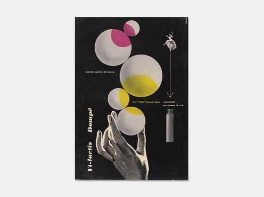 All sizes | Untitled | Flickr - Photo Sharing! #pink #yellow #1951 #black #grignani #vintage #vilactis #franco