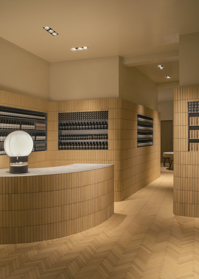 Aesop Rue de Namur by Bernard Dubois Architects