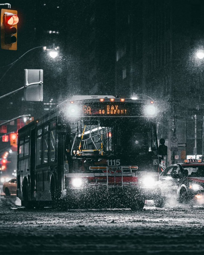 Moody and Cinematic Urban Photos in Toronto by Mathieu Paradis