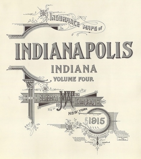 BibliOdyssey: Sanborn Fire Insurance Map Typography #old #lettering #maps #typography