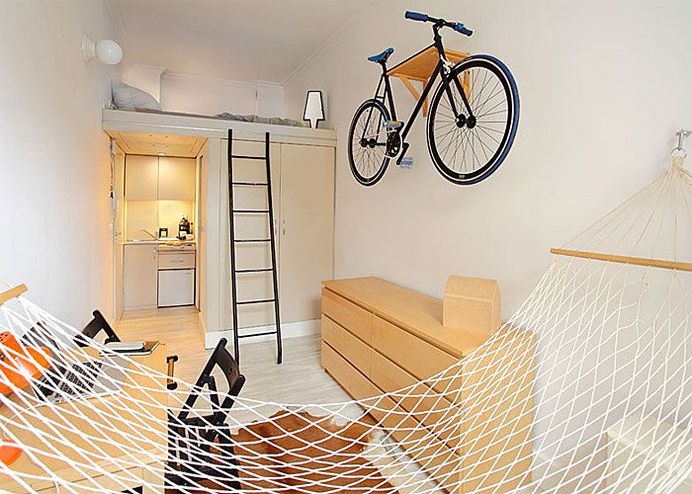 50 Small Studio Apartment Design Ideas (2019) – Modern, Tiny & Clever - InteriorZine #design #furniture #modernfurniture #interior #decor