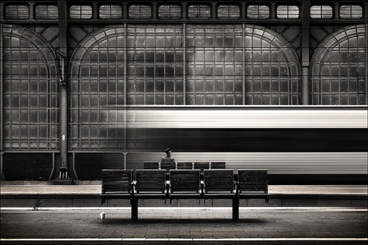 Kai Ziehl | PHOTODONUTS PHOTOGRAPHY INSPIRATION #train #white #black #and