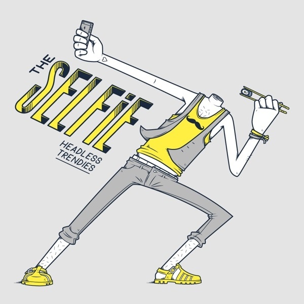 Headless Trendies on Behance #illustration #lettering
