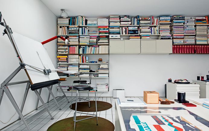 Dieter Rams home studio - photograph Florian Bohm