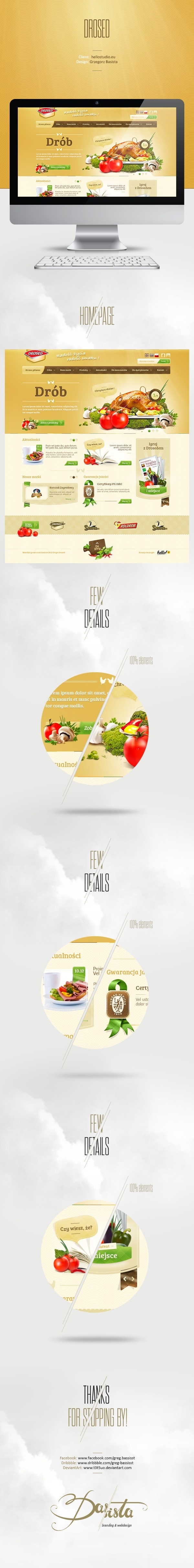 Drosed on Behance #webdesign