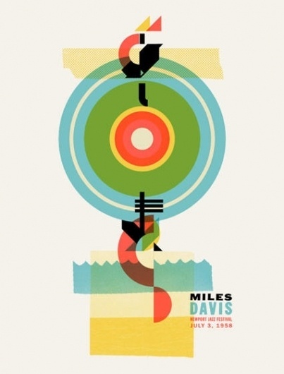 Warner Bros. Records Art Shows - Welcome Miles Davis by Dan Ibarra #silkscreen #poster