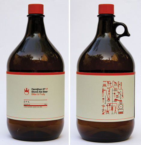 Demijhon Beer #beer #bottle #packaging #icon #label
