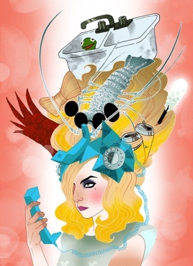 main10.jpg (JPEG Image, 407 × 560 pixels) #illustration #design #gaga #art